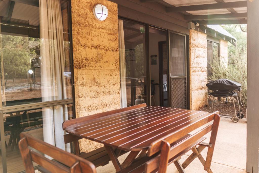 Patio nebo venkovní prostory v ubytování Bussells Bushland Cottages