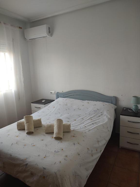 Postel nebo postele na pokoji v ubytování Aldeas De Aquamarina Phase II, Ground Floor Apartment