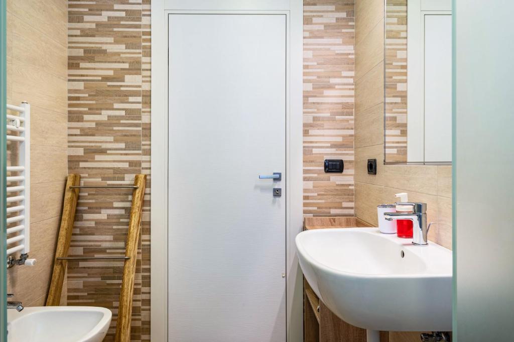 Koupelna v ubytování Casa Mara