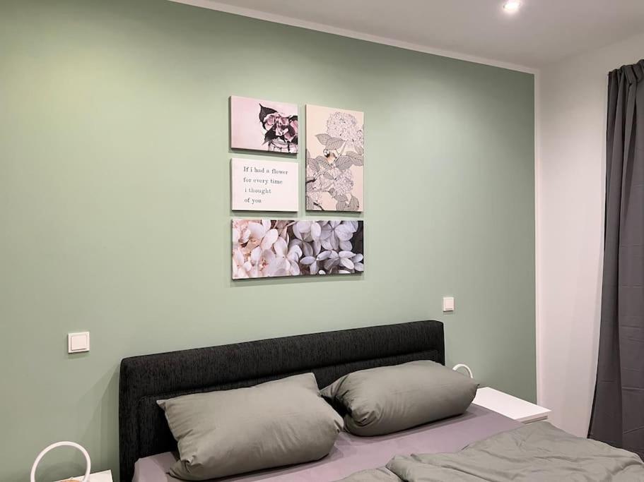 Postel nebo postele na pokoji v ubytování Ferienwohnung Franzi