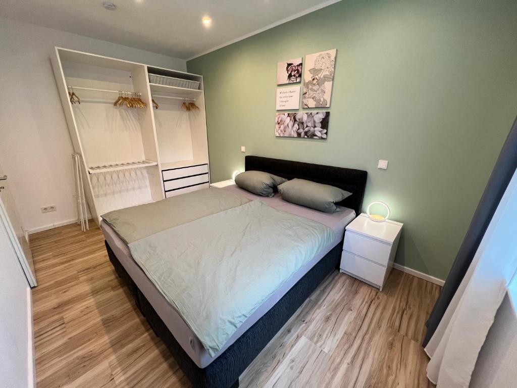 Postel nebo postele na pokoji v ubytování Ferienwohnung Franzi