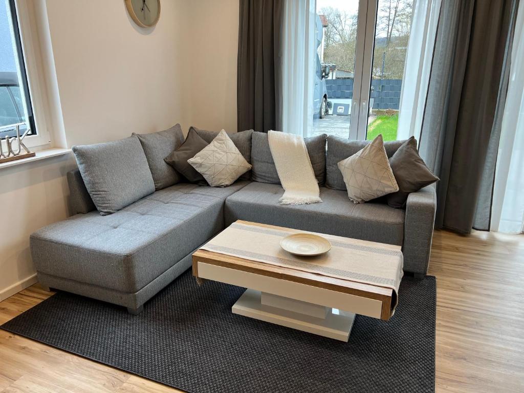 Posezení v ubytování Ferienwohnung Franzi