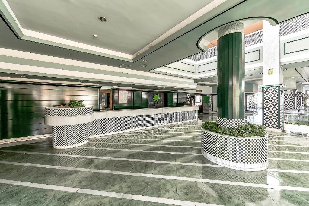 The lobby or reception area at Ferienwohnung Sea View Playa Paraiso