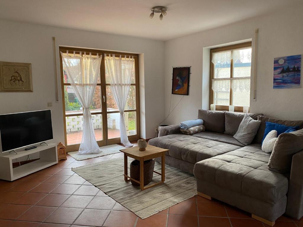 Posezení v ubytování Ferienhaus Brühler