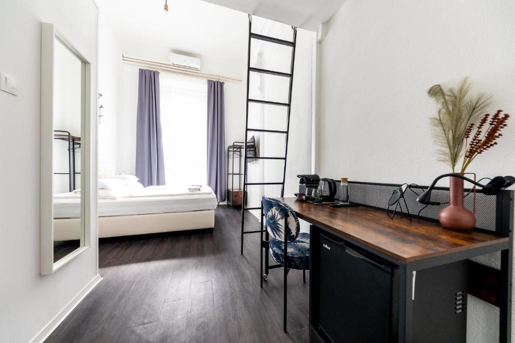 Kuchyňa alebo kuchynka v ubytovaní Adagio Hostel Basilica