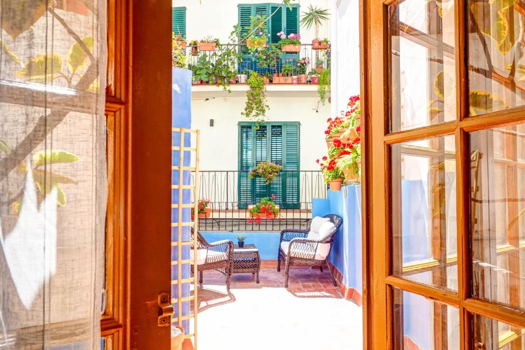 A balcony or terrace at Charming Patio by Hello Homes Sitges