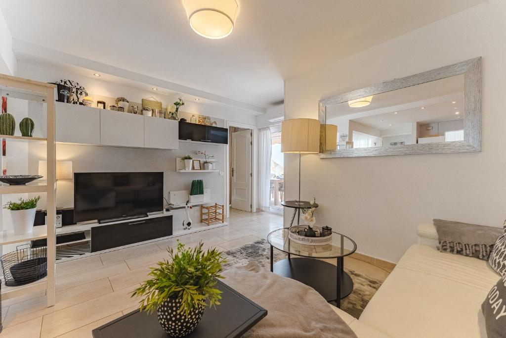 Kuchyňa alebo kuchynka v ubytovaní Ferienwohnung Summer Dream - Island Village