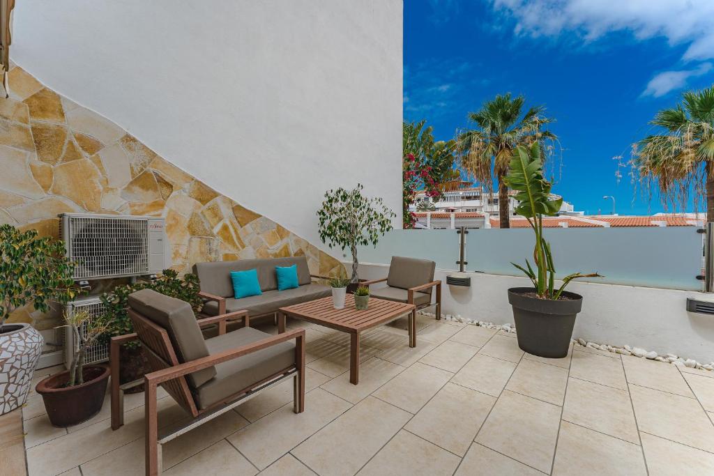 Televízia a/alebo spoločenská miestnosť v ubytovaní Ferienwohnung Summer Dream - Island Village
