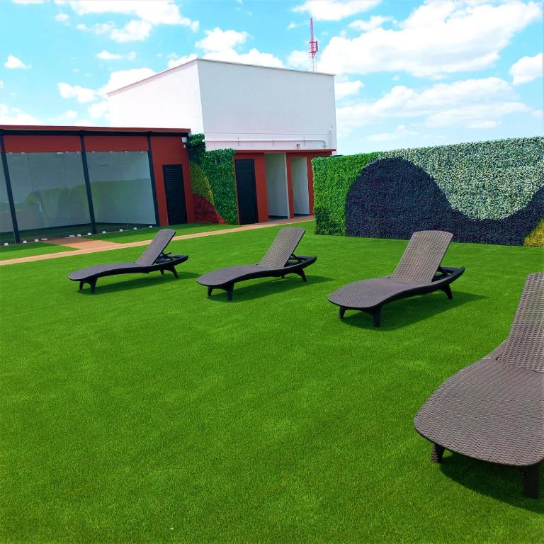 Zahrada ubytování Hotel Kavia Premium - Paseo Montejo