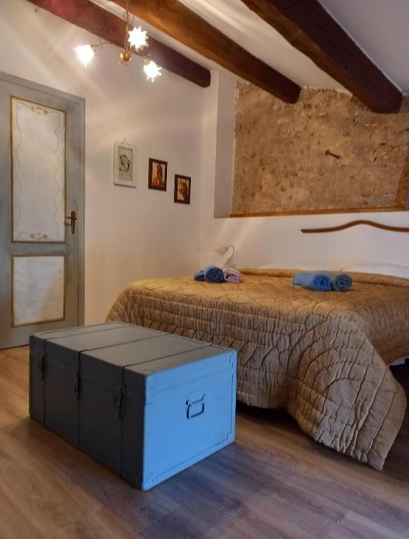 Postel nebo postele na pokoji v ubytování La Stella