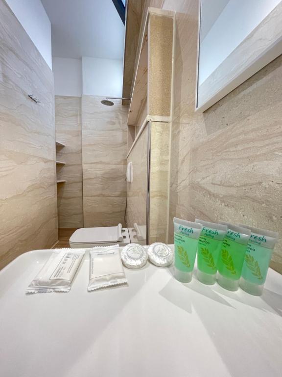 Koupelna v ubytování Arial Trinity Suites