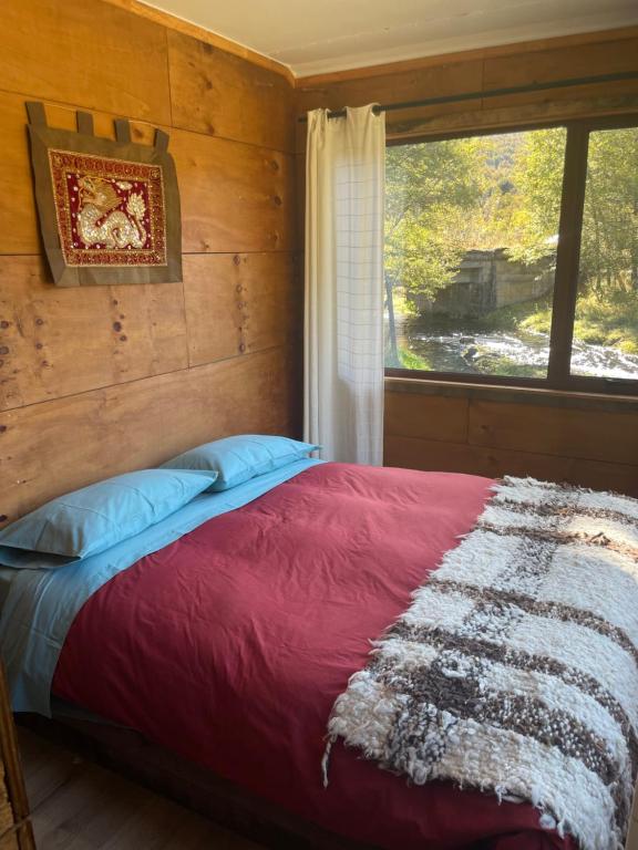 Postel nebo postele na pokoji v ubytování Araucanía Pura