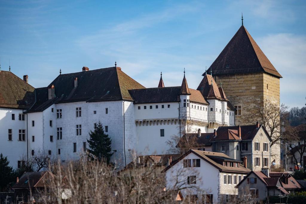 Budynek, w którym mieści się apartament