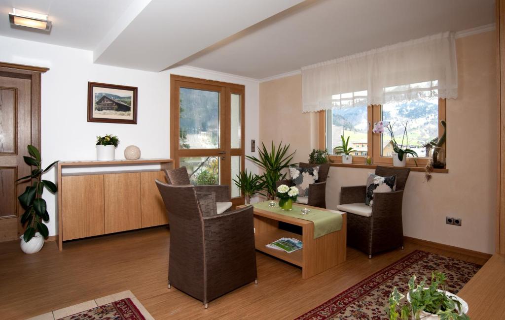 Posezení v ubytování Haus Alpina