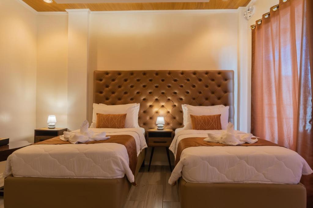 Postel nebo postele na pokoji v ubytování The Mayana Resort