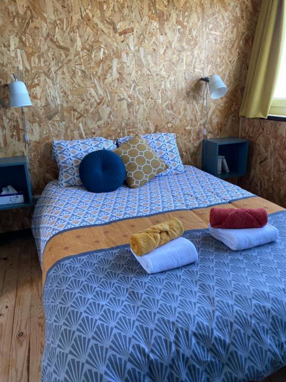 Postel nebo postele na pokoji v ubytování Aster - Apt 2/4 personnes - Vue mer