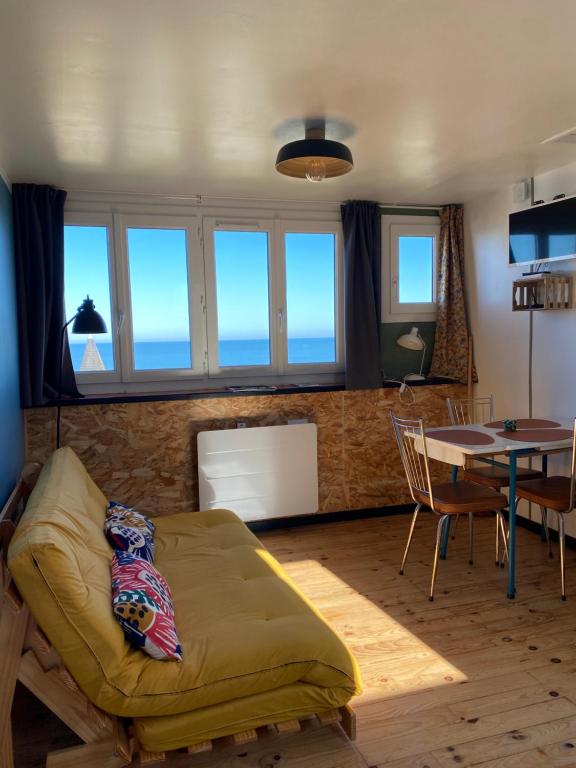 Kuchyň nebo kuchyňský kout v ubytování Aster - Apt 2/4 personnes - Vue mer