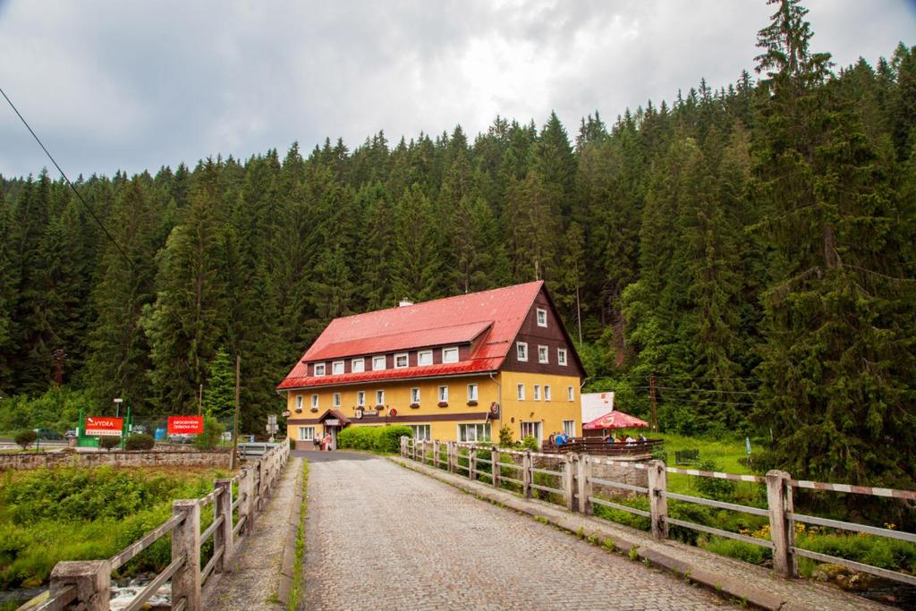 Příroda nedaleko penzionu