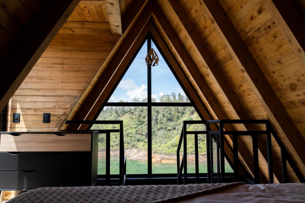 GRETEL CHALETS SUIZOにあるバルコニーまたはテラス