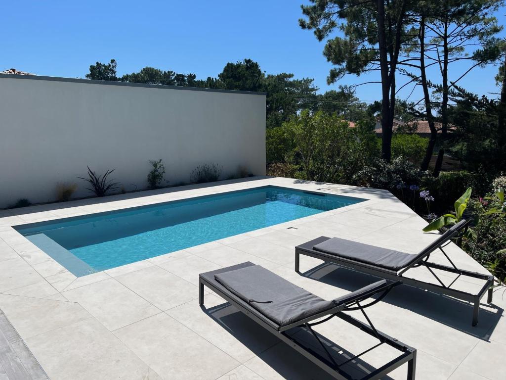 Photo de la galerie de l'établissement Capbreton plage Santocha Villa 9 personnes, à Capbreton