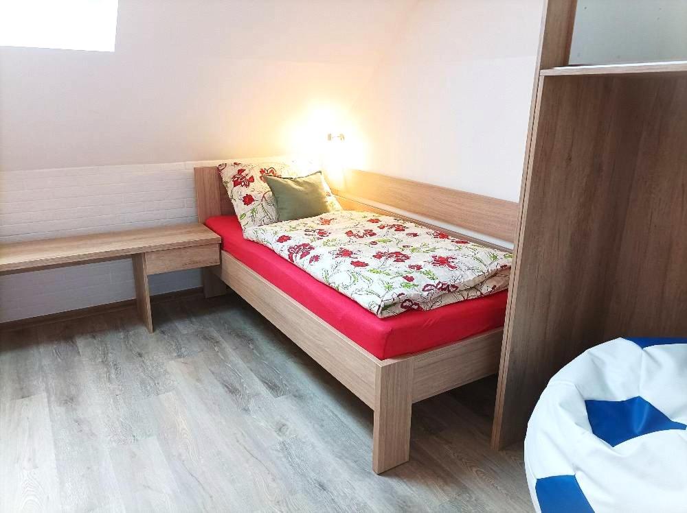 Postel nebo postele na pokoji v ubytování Apartmán UšeBu