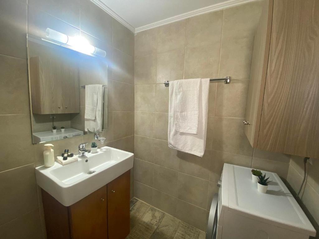 Kúpeľňa v ubytovaní Kissamos Nice Apartment1