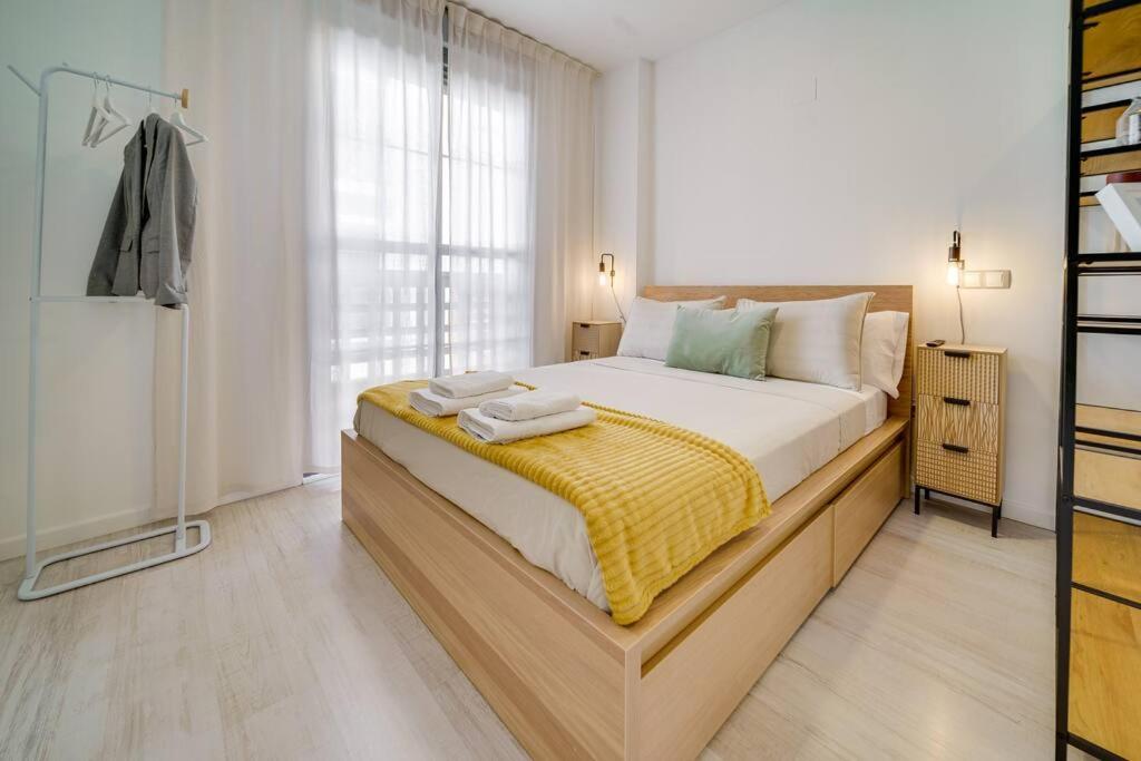 Posteľ alebo postele v izbe v ubytovaní Sophisticated studio in the center of Málaga