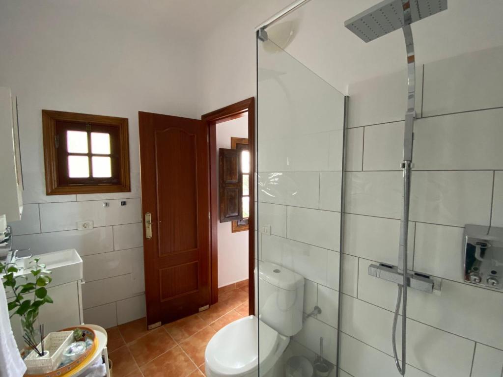 Koupelna v ubytování Geko Hotels