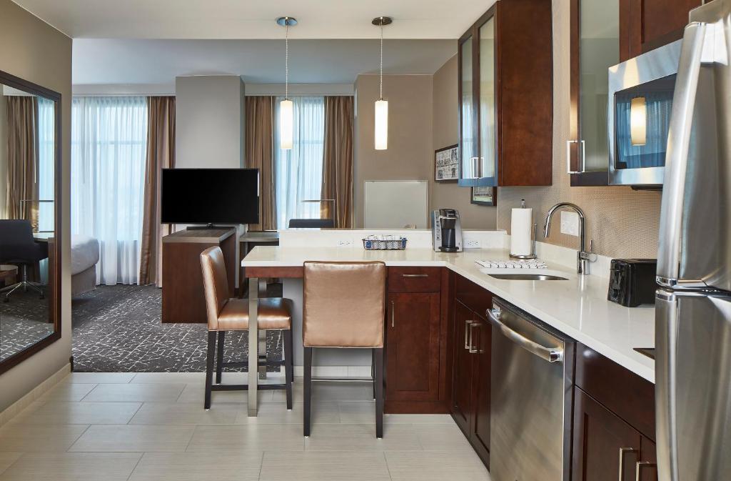 Residence Inn by Marriott Nashville Downtown/Convention Center - Estúdio, 1 Rei, Sofá -cama, Piso Alto