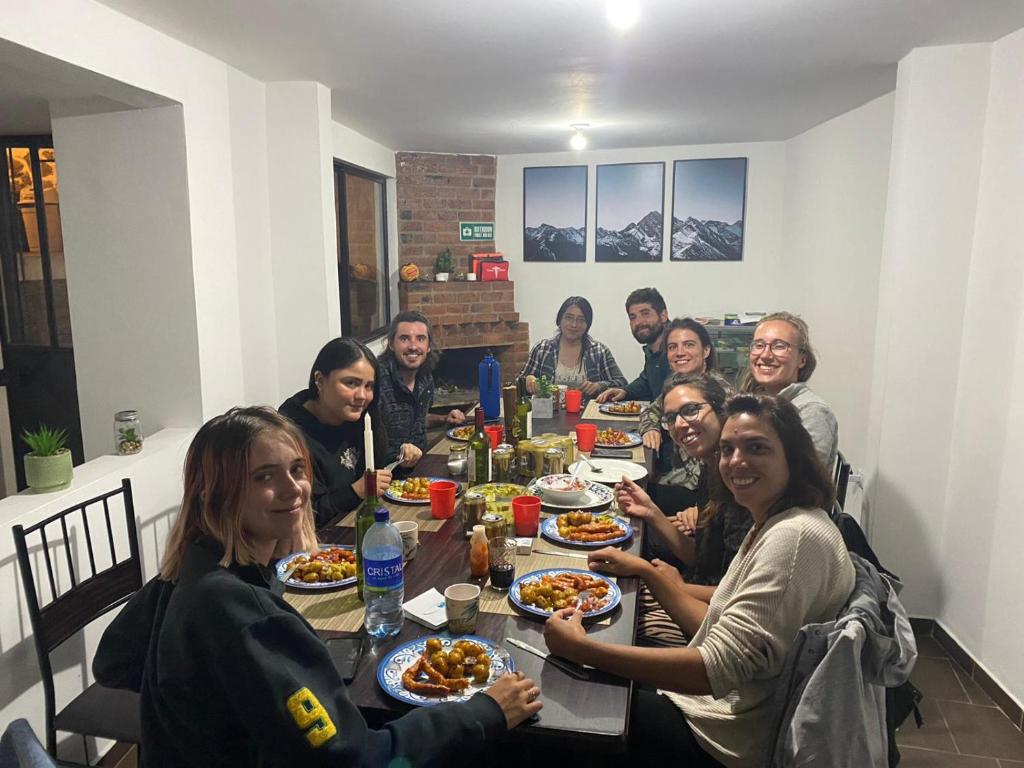 Jídlo v hostelu nebo okolí