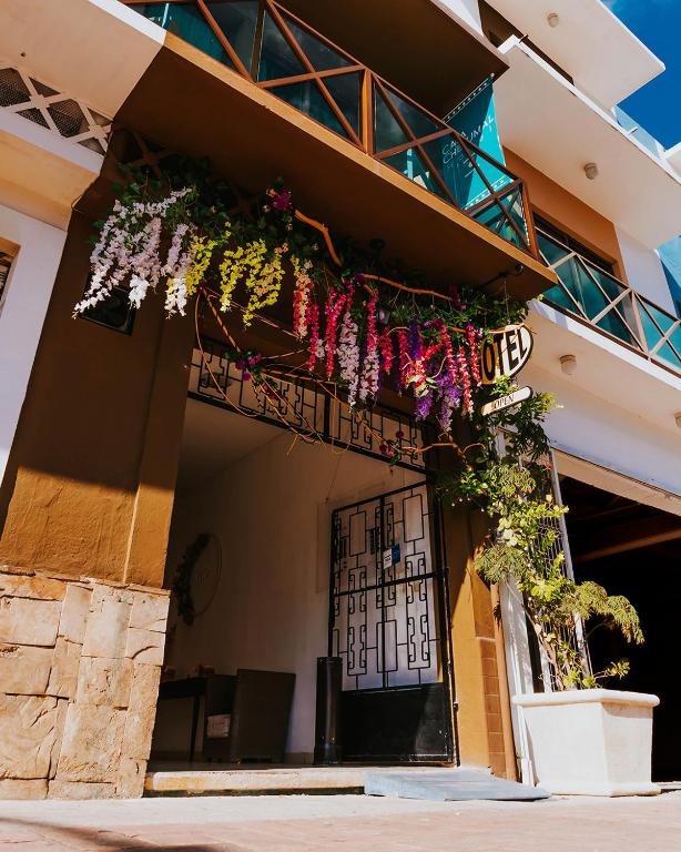 Balkón nebo terasa v ubytování Casa Chetumal Hotel