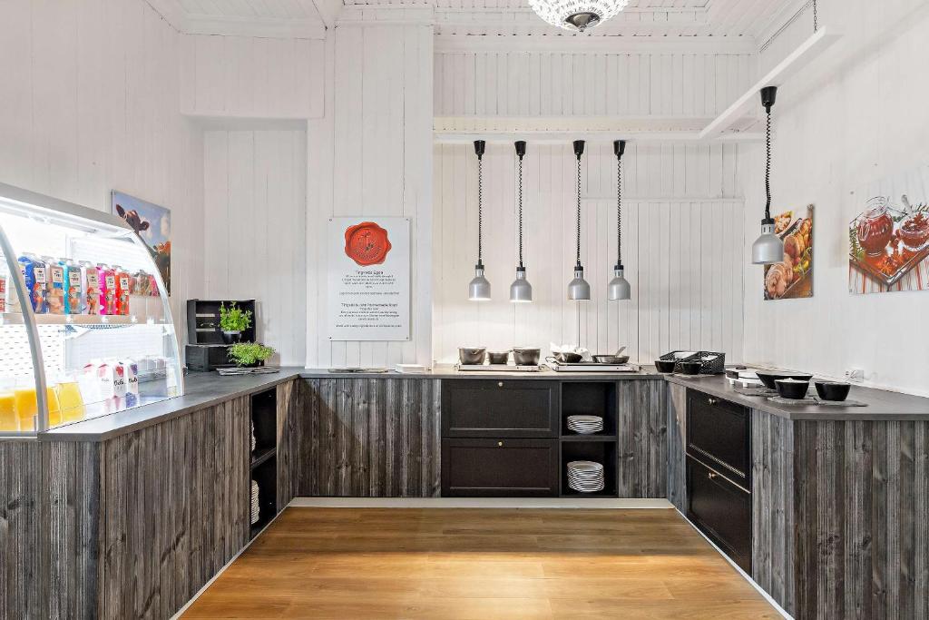 Kuchyň nebo kuchyňský kout v ubytování Best Western Tingvold Park Hotel