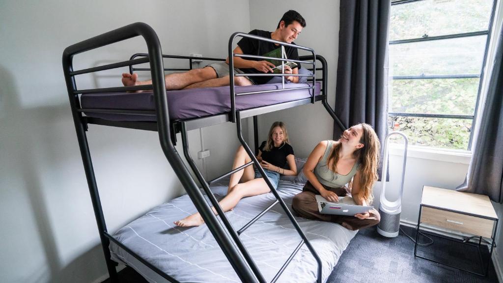 Palanda nebo palandy na pokoji v ubytování Mad Monkey Downtown