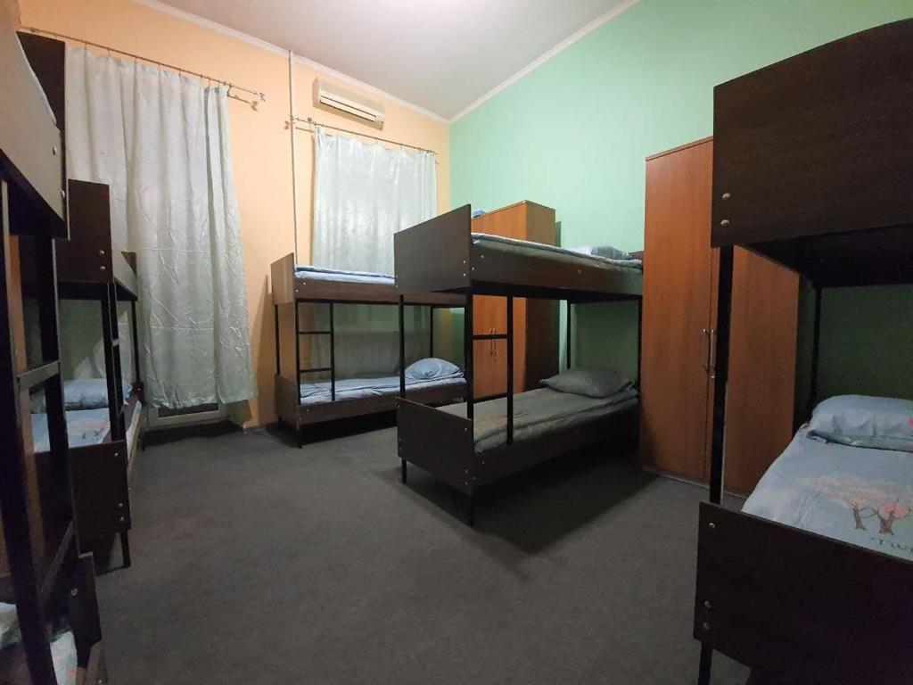 Postel nebo postele na pokoji v ubytování Likehostel