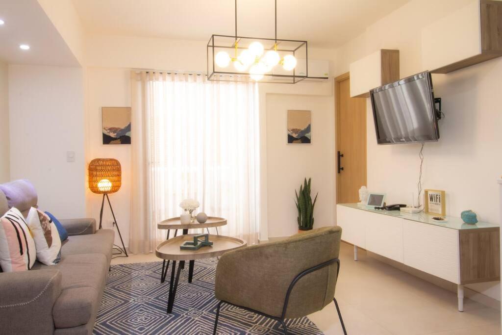 Posezení v ubytování Newly 1 bedroom apartment by Galeria 360