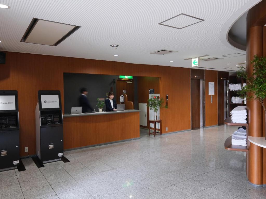 Vstupní hala nebo recepce v ubytování Fukuyama Oriental Hotel