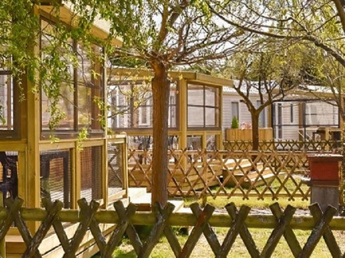 Zahrada ubytování Camping Paradis le Moulin des Oies