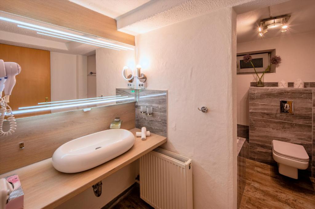Koupelna v ubytování Ferienwohnung Vulkaneifel