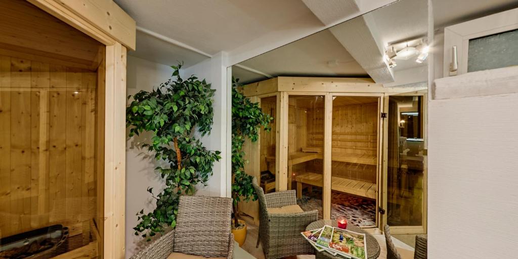 Posezení v ubytování Ferienwohnung Vulkaneifel