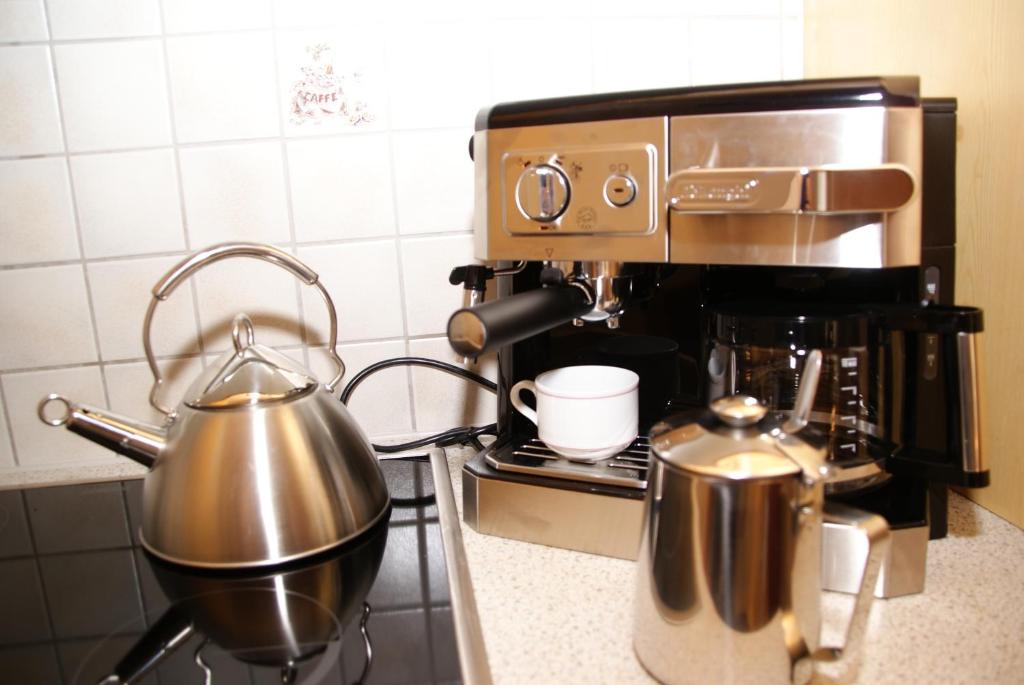 Kuchyň nebo kuchyňský kout v ubytování Gästehaus Gertrude