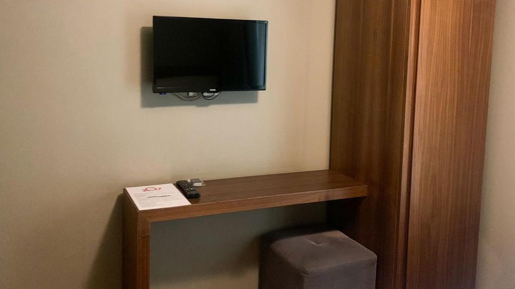 TV a/nebo společenská místnost v ubytování Reikartz 2017
