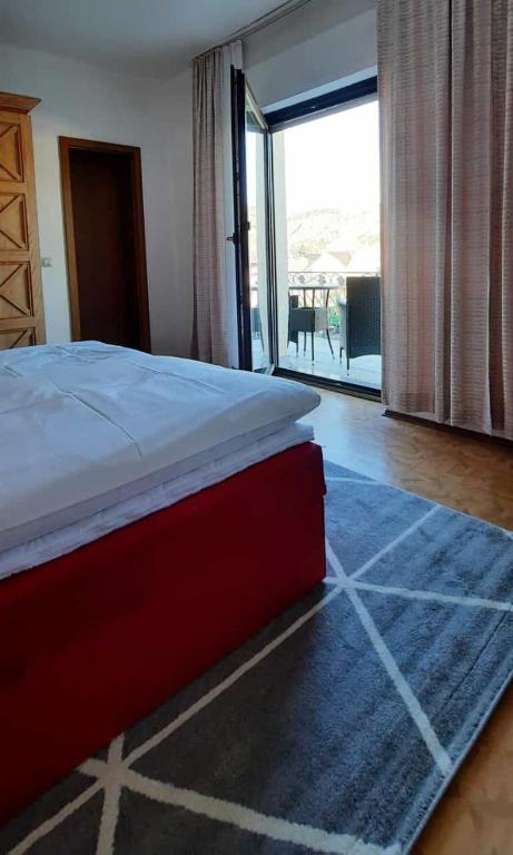 Postel nebo postele na pokoji v ubytování Gästehaus Föhr