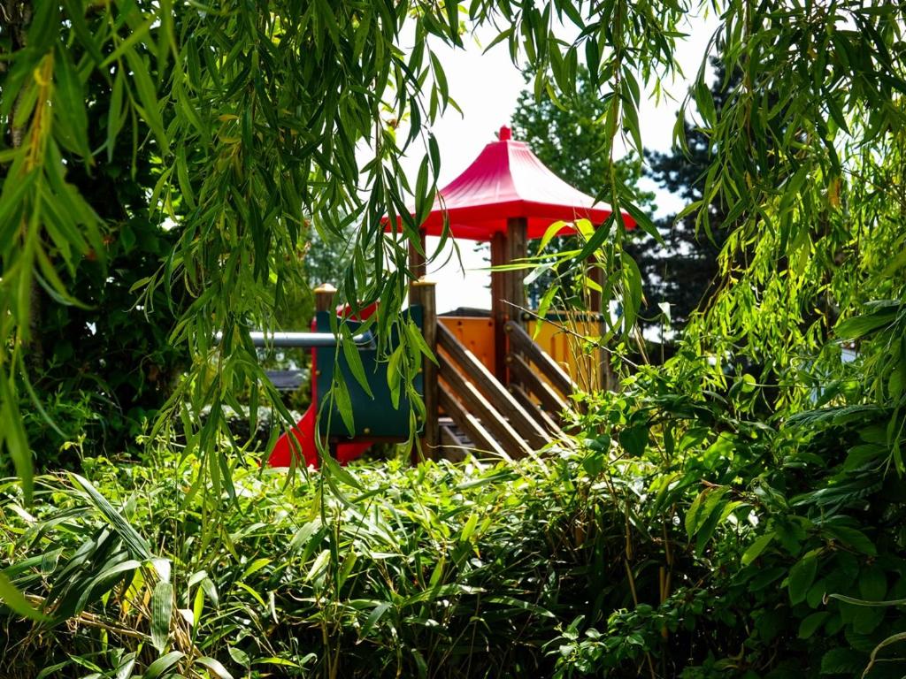Zahrada ubytování Camping les 3 Sablières