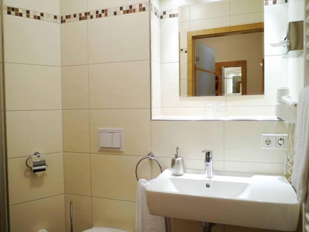 Koupelna v ubytování Da`Sporrer Hotel & Wirtshaus