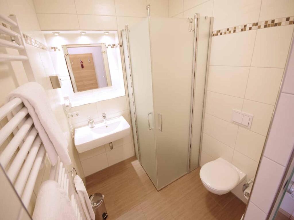 Koupelna v ubytování Da`Sporrer Hotel & Wirtshaus