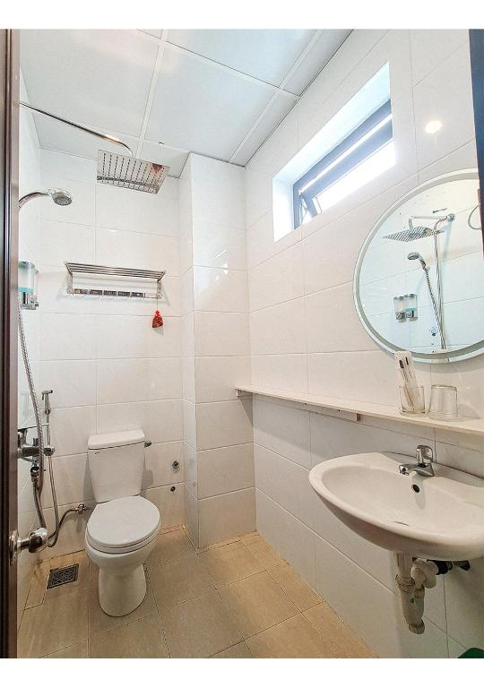 Koupelna v ubytování Quan Quan Hotel