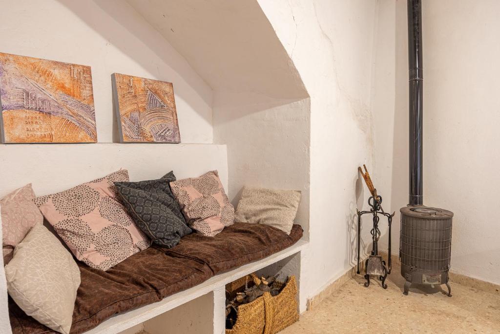 Posezení v ubytování Casa Rural La Clau