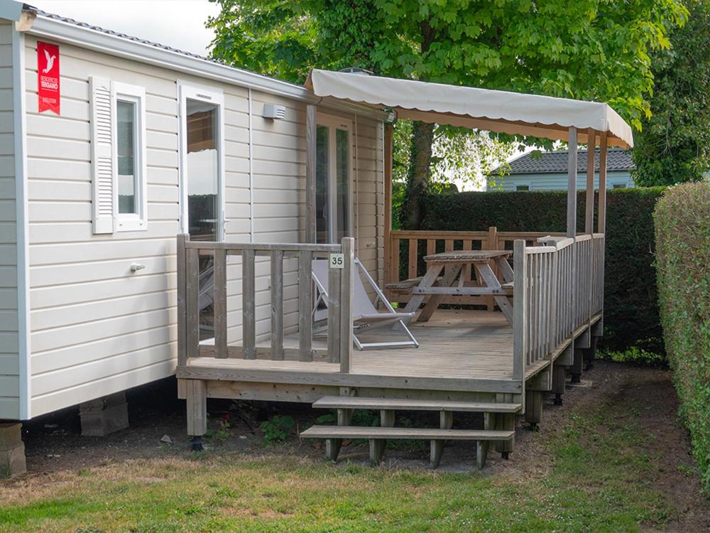 Zahrada ubytování Camping les 3 Sablières