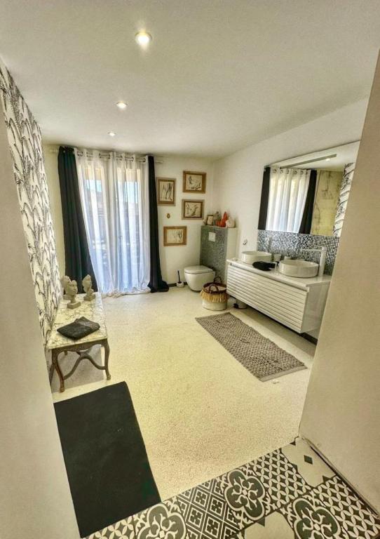 Posteľ alebo postele v izbe v ubytovaní Maison "LA ROSALINDA-2B" Ghisonaccia
