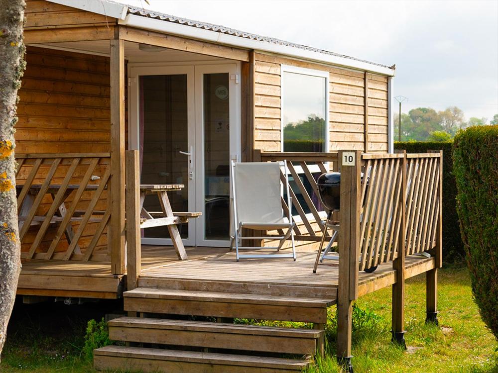 Zahrada ubytování Camping les 3 Sablières